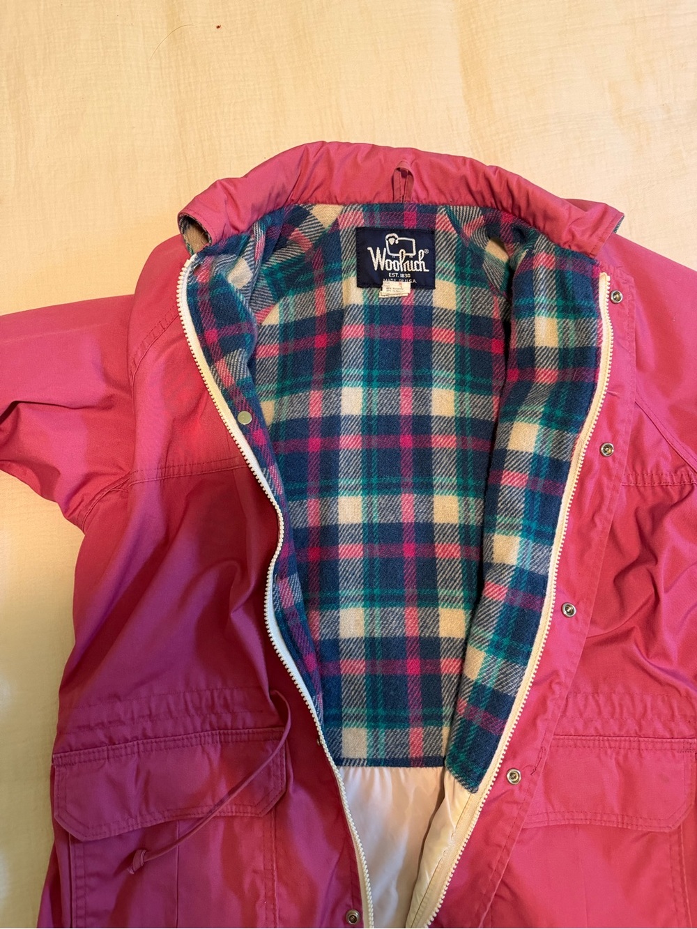 Vintage Women's Raspberry Jacket - Picture 7 of 8